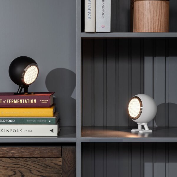 Stolní lampa MR. WATTSON, Norbitt, stmívatelné, Černá, Obývací pokoj, Hliník, Moderní