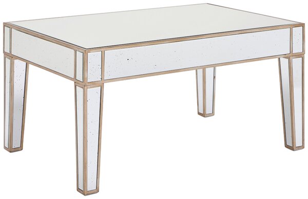KONFERENČNÍ STOLEK, čiré, sklo, kompozitní dřevo, 90/45/60 cm MID.YOU - Konferenční stolky, Online Only