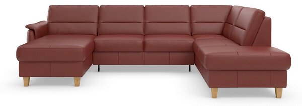 SEDACÍ SOUPRAVA, kůže, červenohnědá Sit & More - Sedací soupravy, Online Only