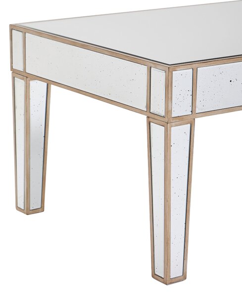 KONFERENČNÍ STOLEK, čiré, sklo, kompozitní dřevo, 90/45/60 cm MID.YOU - Konferenční stolky, Online Only