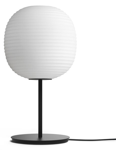 Stolní lampa New Works, Lantern Medium, stmívatelné, Bílá, Obývací pokoj, Sklo, Design