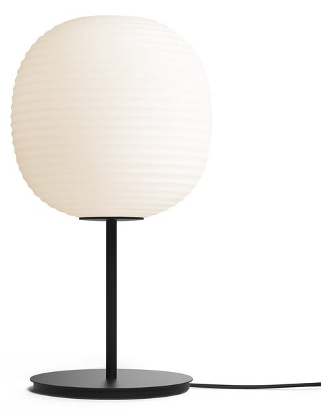 Stolní lampa New Works, Lantern Medium, stmívatelné, Bílá, Obývací pokoj, Sklo, Design