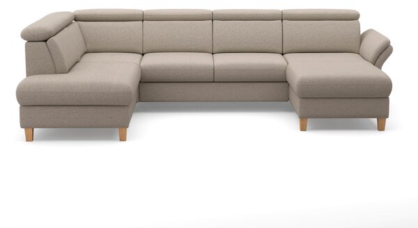 SEDACÍ SOUPRAVA, textil, šedohnědá Sit & More - Sedací soupravy, Online Only