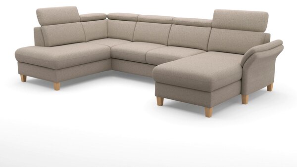 SEDACÍ SOUPRAVA, textil, šedohnědá Sit & More - Sedací soupravy, Online Only
