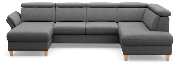 SEDACÍ SOUPRAVA, textil, tmavě šedá Sit & More - Sedací soupravy, Online Only