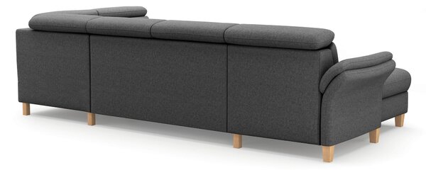 SEDACÍ SOUPRAVA, textil, tmavě šedá Sit & More - Sedací soupravy, Online Only