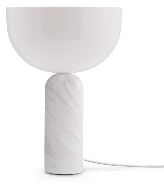 Stolní lampa New Works, Kizu Small, Bílá, Obývací pokoj, Kámen, Design