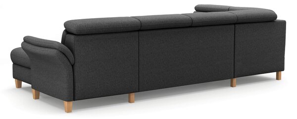 SEDACÍ SOUPRAVA, textil, tmavě šedá Sit & More - Sedací soupravy, Online Only