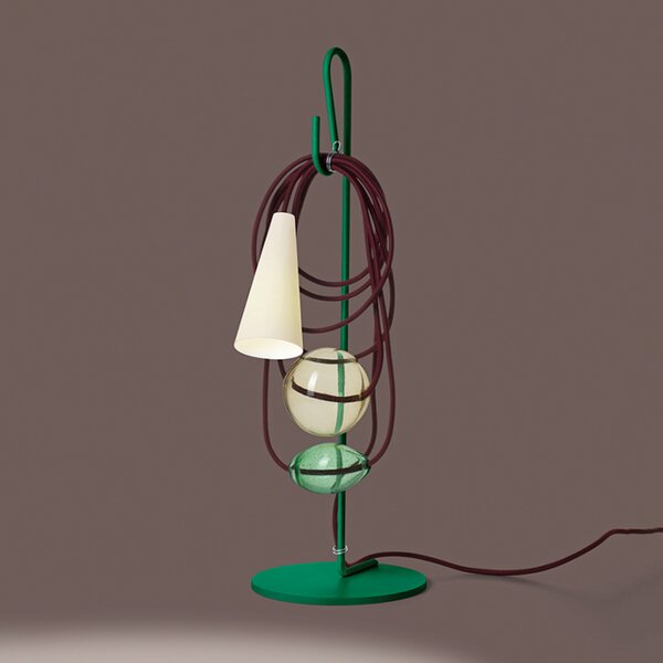 Stolní lampa Foscarini, Filo, Vícebarevná, Obývací pokoj, Kov, Design