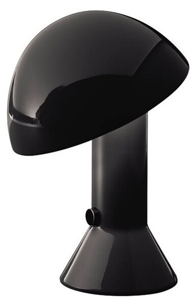 Stolní lampa Martinelli Luce, Elmetto, Černá, Obývací pokoj, Plast, Design