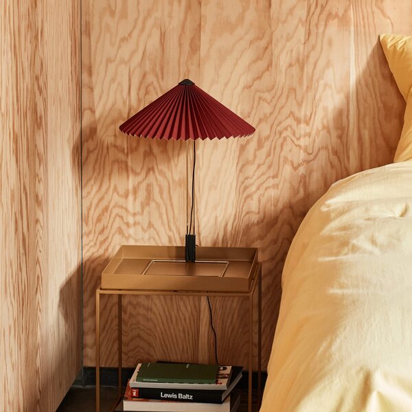 Stolní lampa HAY, Matin 380, stmívatelné, Červená, Obývací pokoj, Kov, Design