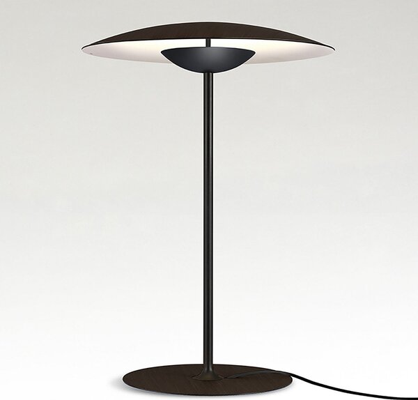 Stolní lampa MARSET, Ginger S, stmívatelné, Dřevo, Obývací pokoj, Dřevo, Design