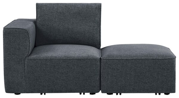 DÍL POHOVKY, textil, tmavě šedá Livetastic - Pohovky, Online Only