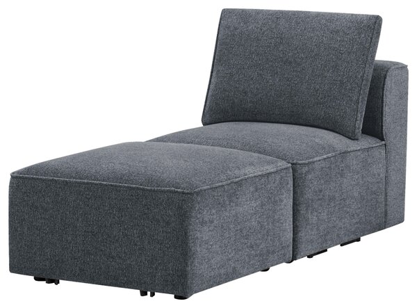 DÍL POHOVKY, textil, tmavě šedá Livetastic - Pohovky, Online Only