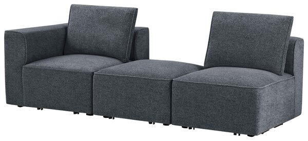 POHOVKA, textil, tmavě šedá Livetastic - Pohovky, Online Only