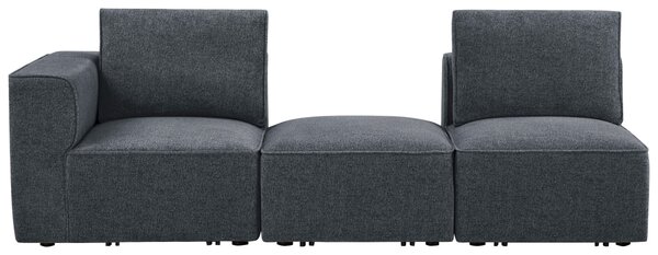 DÍL POHOVKY, textil, tmavě šedá Livetastic - Pohovky, Online Only