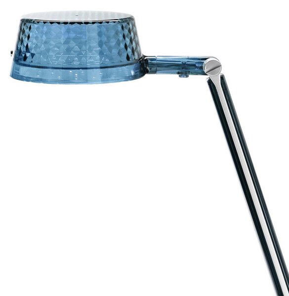 Stolní lampa Kartell, Aledin Dec, Modrá, Obývací pokoj, Plast, Moderní