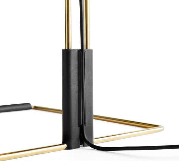 Stolní lampa HAY, Matin 380, stmívatelné, Červená, Obývací pokoj, Kov, Design