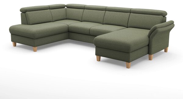 SEDACÍ SOUPRAVA, textil, olivově zelená Sit & More - Sedací soupravy, Online Only