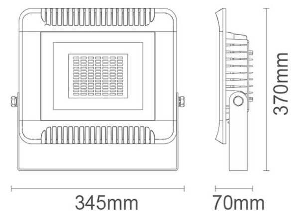 ACA Lighting LED reflektor IP66 150W 4000K 13100Lm 230V X15040