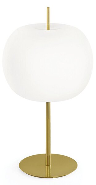 Stolní lampa kdln, Kushi, stmívatelné, Bílá, Obývací pokoj, Sklo, Design