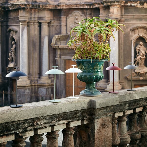 Stolní lampa Kartell, Mini Geen-A, Zelená, Obývací pokoj, Kov, Design