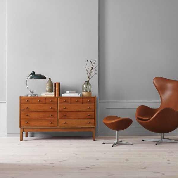Stolní lampa FRITZ HANSEN, Kaiser Idell 6631-T Luxus, Zelená, Obývací pokoj, Kov, Design