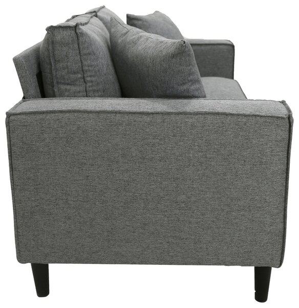 DVOUMÍSTNÁ POHOVKA, textil, světle šedá Livetastic - Pohovky, Online Only