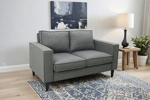 DVOUMÍSTNÁ POHOVKA, textil, světle šedá Livetastic - Pohovky, Online Only