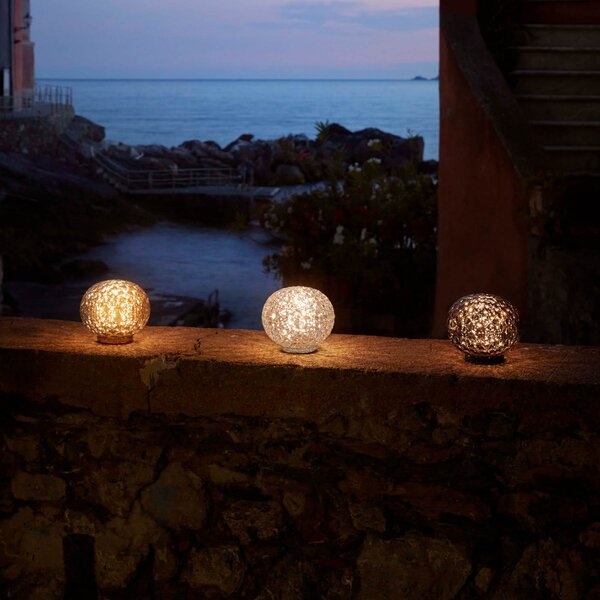 Stolní lampa Kartell, Mini Planet, Transparentní, Obývací pokoj, Plast, Design