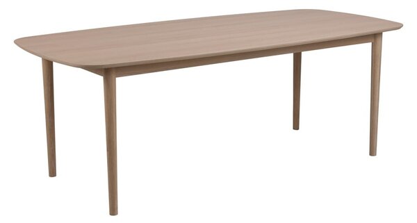 Rozkládací jídelní stůl s deskou v dubovém dekoru 210x100 cm Aston - Actona