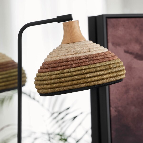 Stolní lampa Forestier, Grass, Černá, Obývací pokoj, Kov, Design