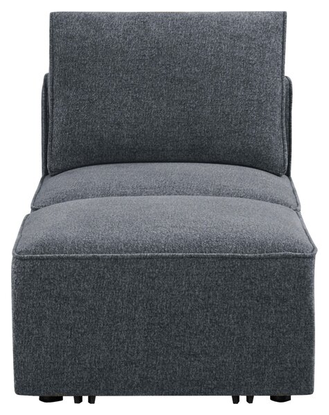 DÍL POHOVKY, textil, tmavě šedá Livetastic - Pohovky, Online Only