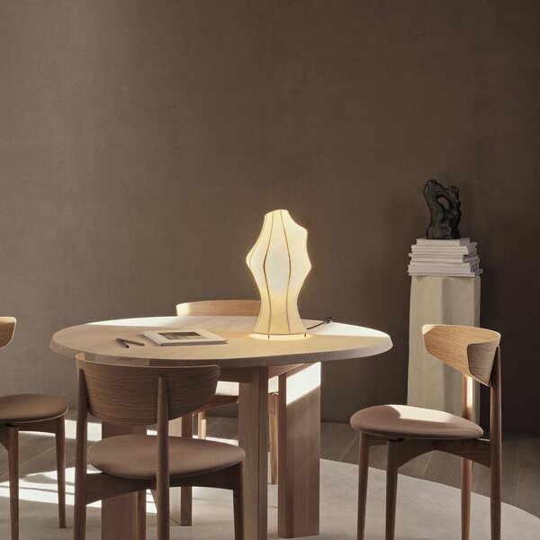 Stolní lampa ferm LIVING, Dea, Bílá, Obývací pokoj, Kov, Design