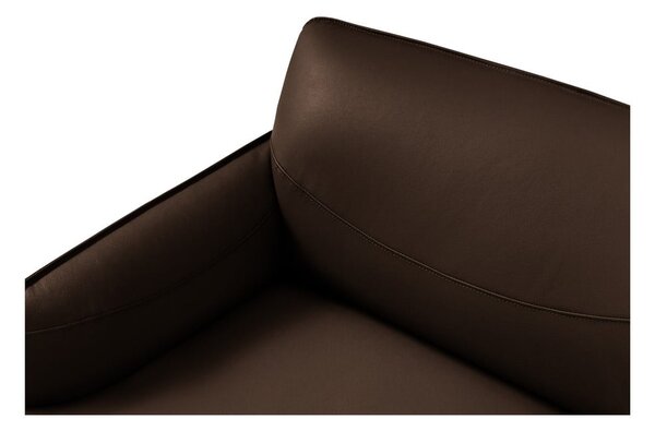 Hnědá kožená pohovka Windsor & Co Sofas Neso, 175 x 90 cm