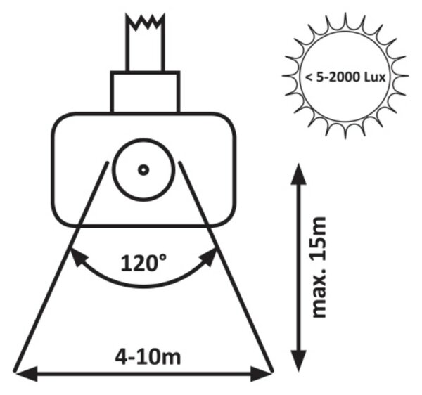 Rabalux LED reflektor Flood 10W IP44 7066