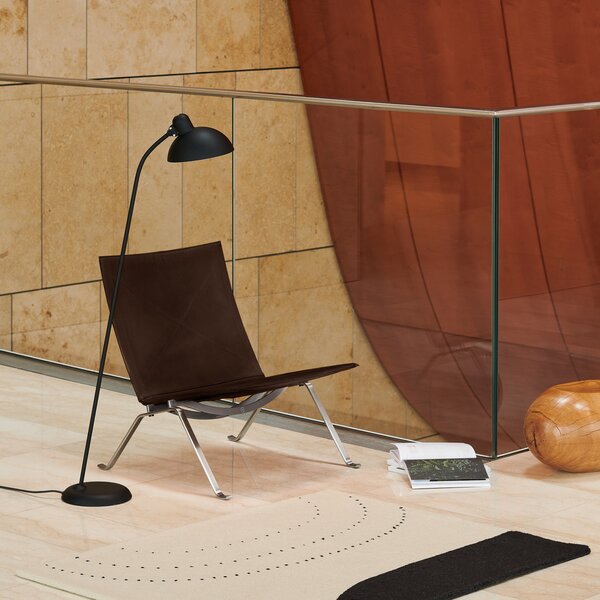 Stojací Lampa FRITZ HANSEN, Kaiser Idell 6556-F, Černá, Obývací pokoj, Kov, Design
