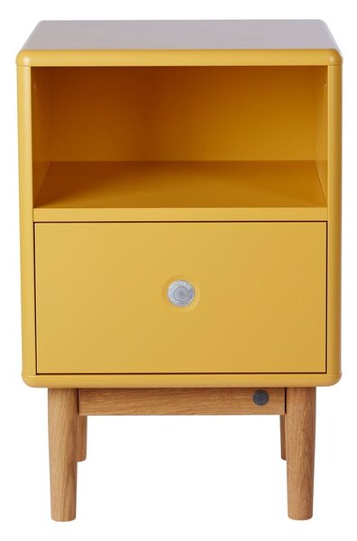 Hořčicově žlutý noční stolek Tom Tailor for Tenzo Color Box