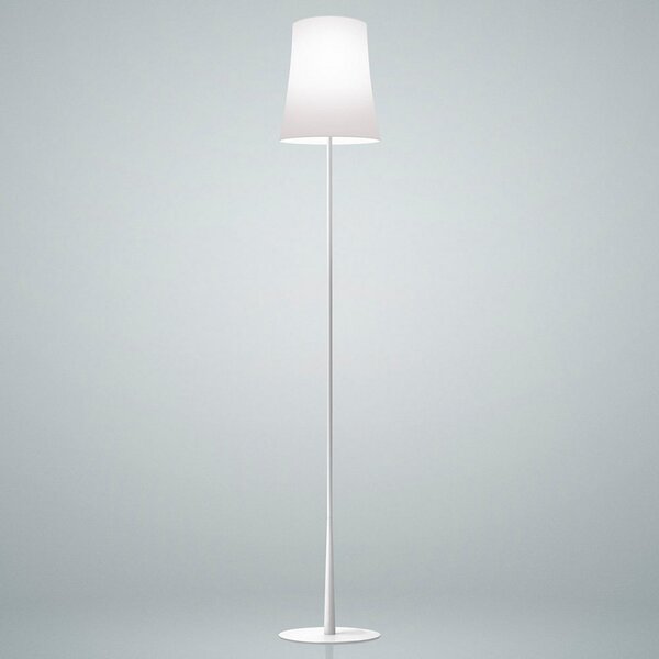 Stojací Lampa Foscarini, Birdie Easy, Bílá, Obývací pokoj, Kov, Design
