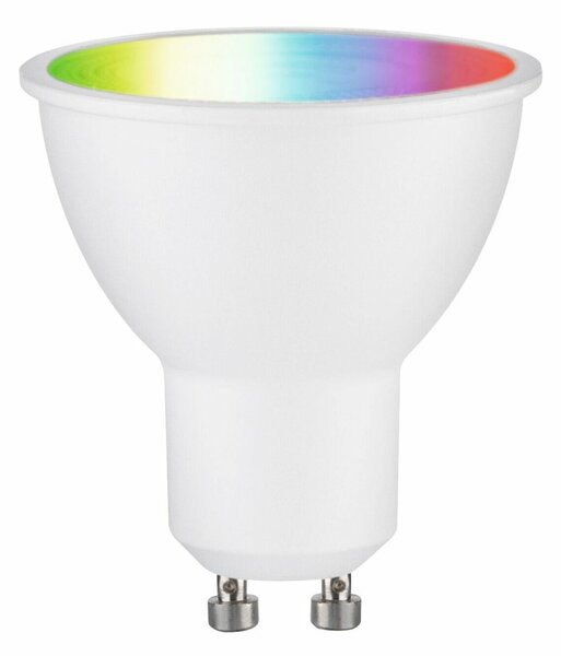 PAULMANN Standard 230V Smart Home Zigbee 3.0 LED reflektor GU10 4,8W RGBW+ stmívatelné bílá mat