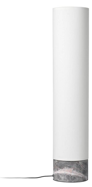 Stojací Lampa GUBI, Unbound, stmívatelné, Šedá, Obývací pokoj, Kámen, Skandinávský