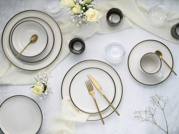 KOMBINOVANÁ SOUPRAVA, 16dílné, kamenina Creatable - Online Only nádobí, Online Only