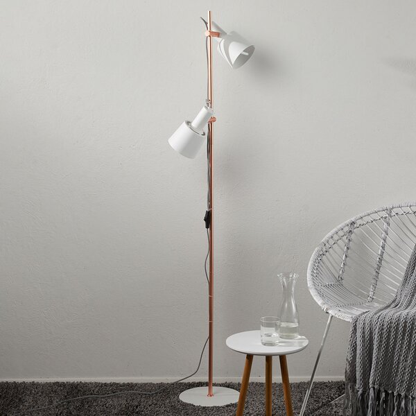 Stojací Lampa Paulmann, Haldar, Bílá, Obývací pokoj, Kov, Moderní