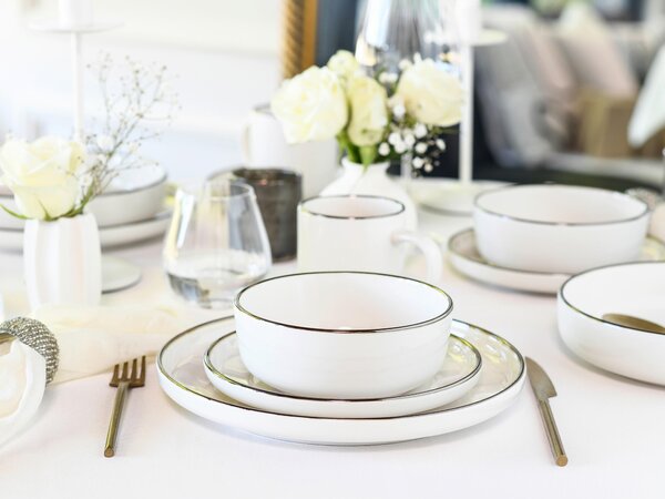 KOMBINOVANÁ SOUPRAVA, 10dílné, kamenina Creatable - Online Only nádobí, Online Only