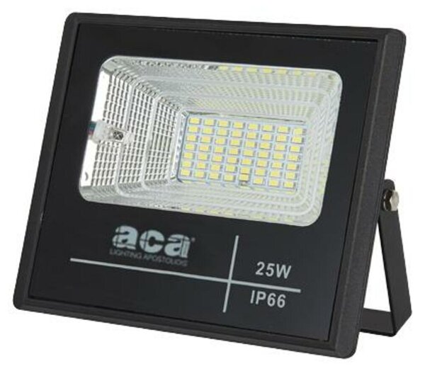 ACA Lighting solární SMD LED reflektor 25W 6000K IP66 120d Ra70 SV2560