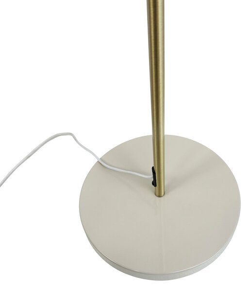 Stojací Lampa Dyberg Larsen, Ocean, Béžová, Obývací pokoj, Kov, Skandinávský