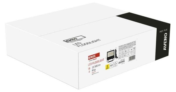 EMOS LED reflektor AVENO 100W, černý, neutrální bílá ZS2443A