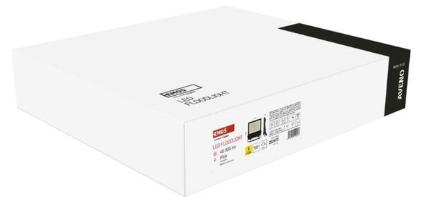 EMOS LED reflektor AVENO 300W, černý, neutrální bílá ZS2473