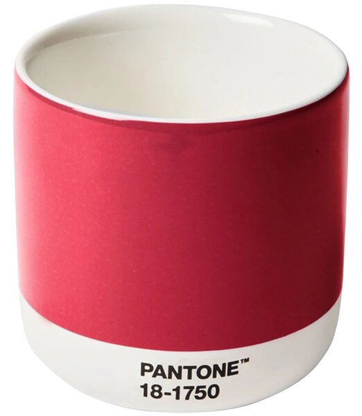 Růžový porcelánový termohrnek Pantone Cortado Viva Magenta 18-1750 175 ml