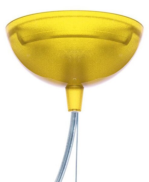 Závěsná svítidlo Kartell, Small FL/Y, Žlutá, Obývací pokoj, Plast, Design